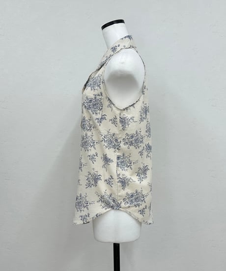 flower design shirt ＆cami