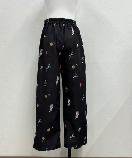flower print wide PT
