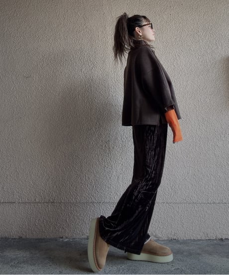 clash velour skirt