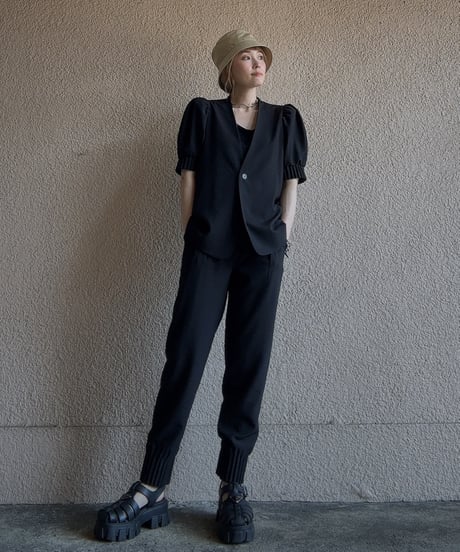 【KARRY】hem pleats pants