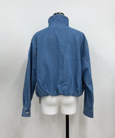 standcollar denim blouson