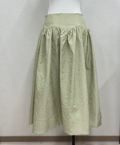 emboss  bubble skirt