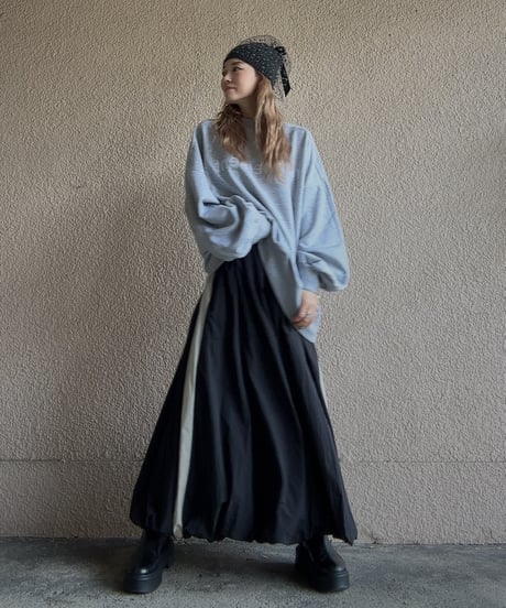 【Limue】logo print sweat