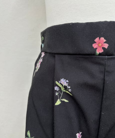 flower print wide PT