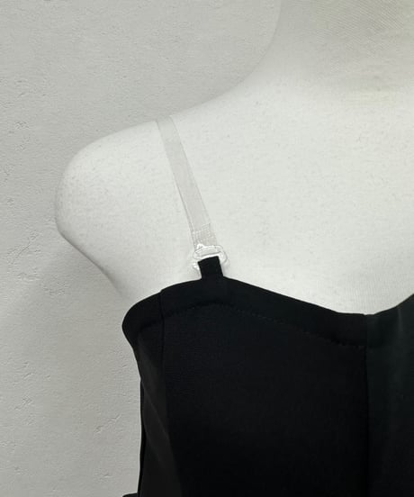 【DOS DIOSAS】peplum frill bustier