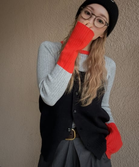【ELOOPS】front tuck pants
