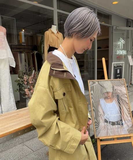 bicolor blouson