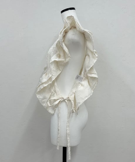 jacquard frill gilet