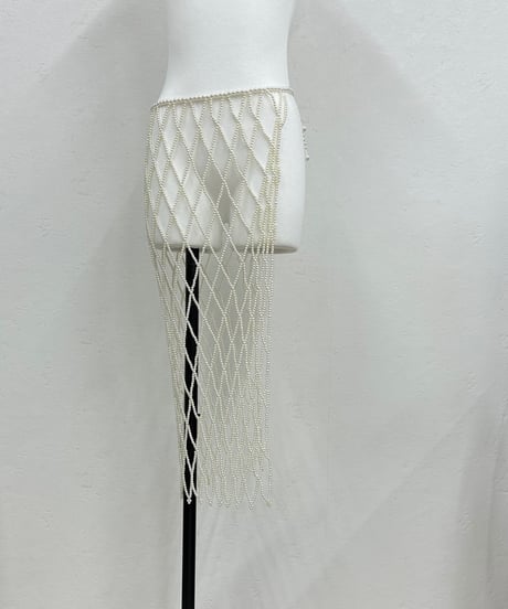 pearl wrap skirt