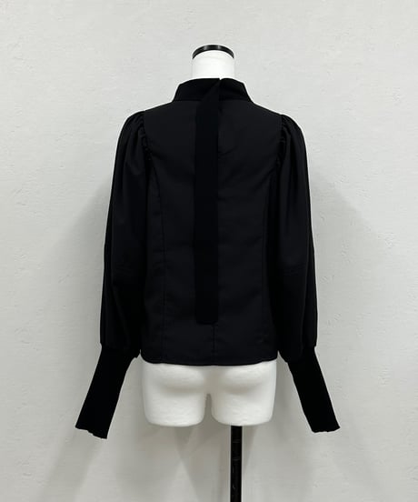 【Limue】saxony volume sleeve tops
