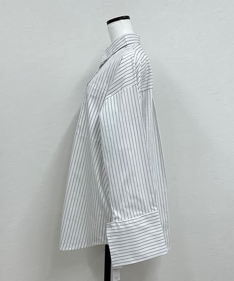 stripe longcuffs shirt