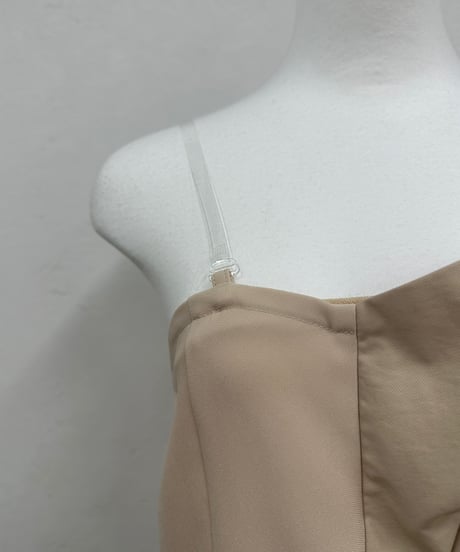 【DOS DIOSAS】peplum frill bustier