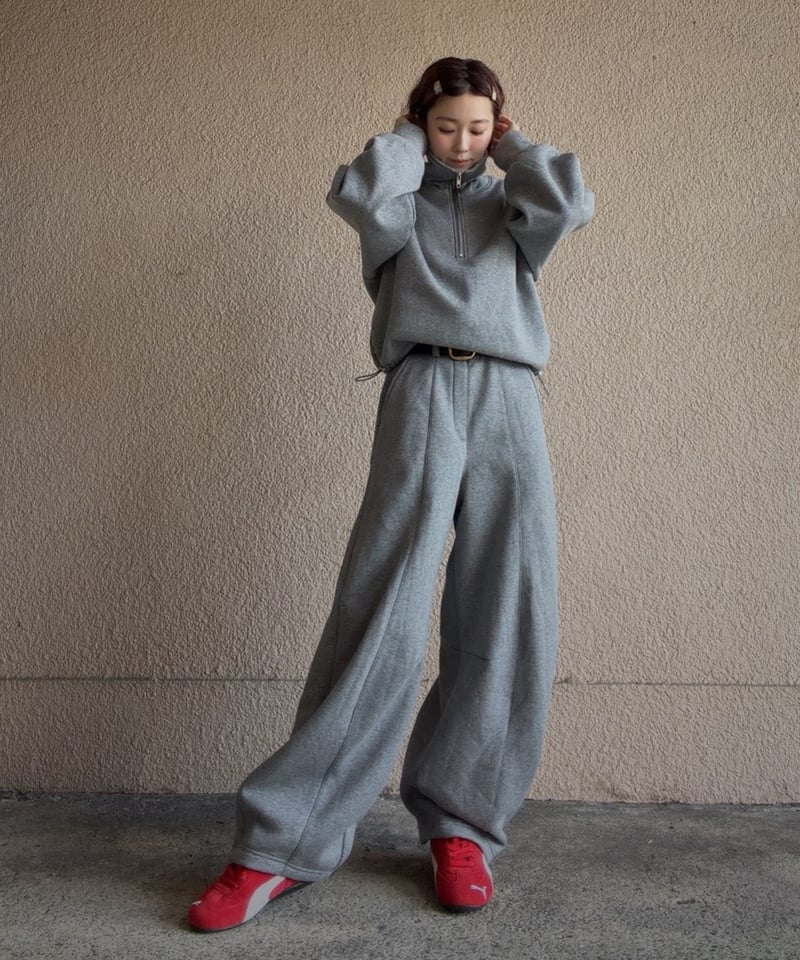 zipup curvePT sweat SETUP | Amu