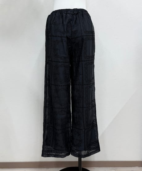 embroidery lace pants