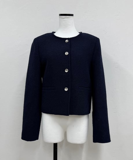 embroidery vest　tuckPT woolJK 3SET