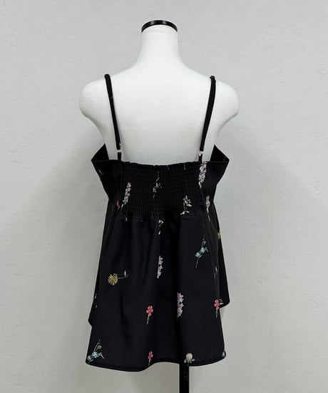 flower print cami bustier
