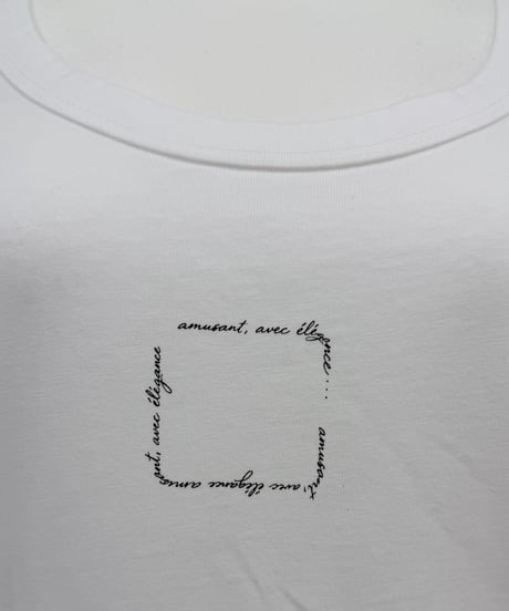 【Amu】 2way logo tanktop