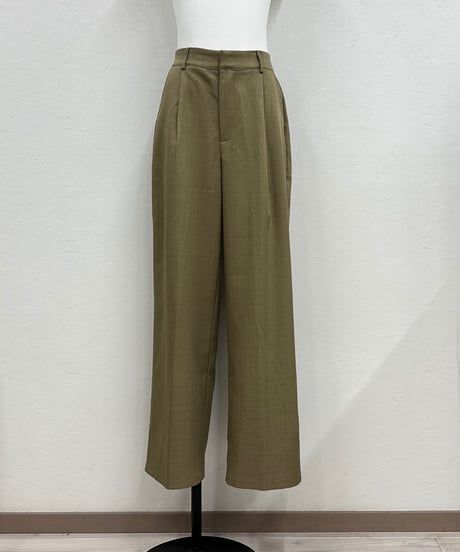 tuck wide slacks PT