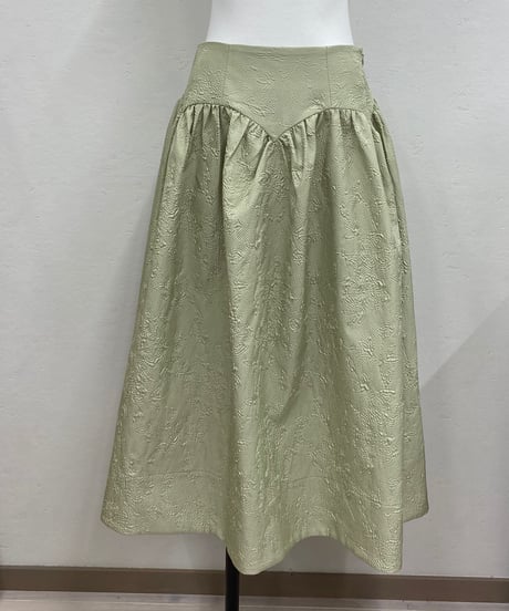 emboss  bubble skirt