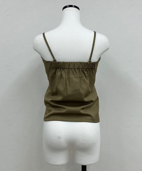 front button cami bustier
