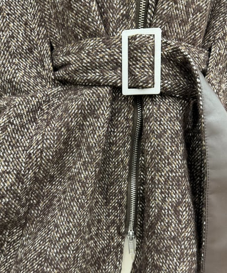 peplum tweed jacketcoat
