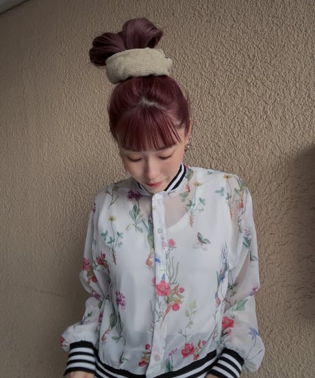 【DOS DIOSAS】flower print blouson