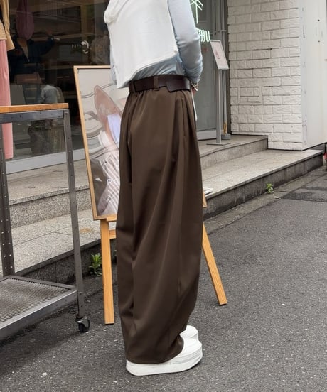sidetuck  cocoon pants