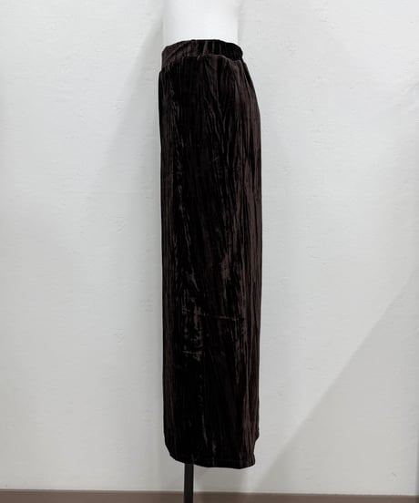 clash velour skirt