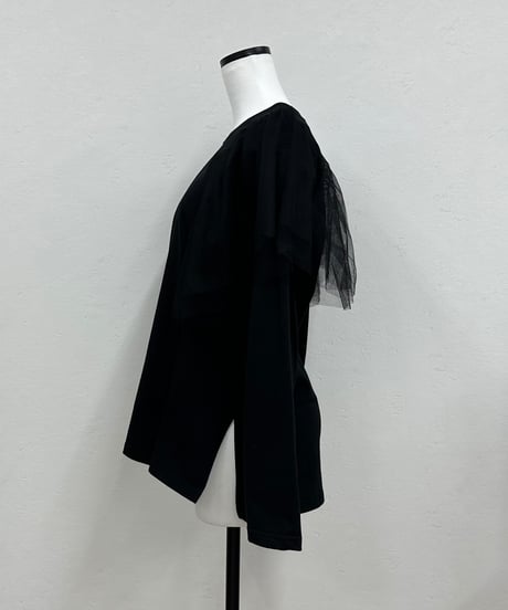 shoulder tulle tops