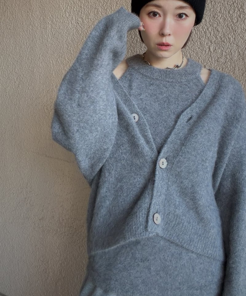 KARRY】fox cashmere ensemble knit | Amu