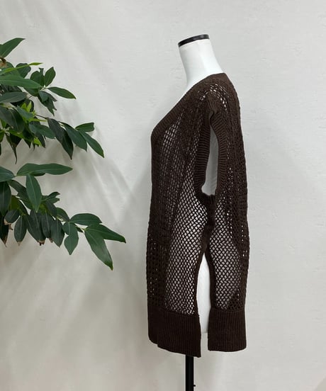 crochet hand knitvest