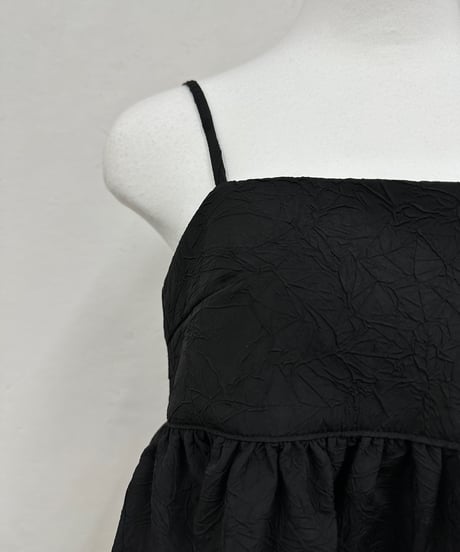jacquard peplum cami