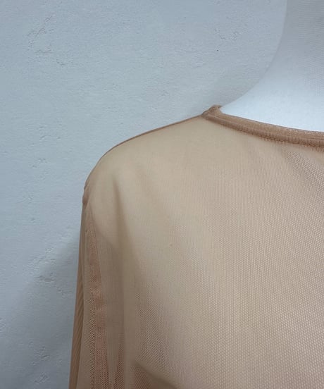 【別注】 bicolor sheer tops