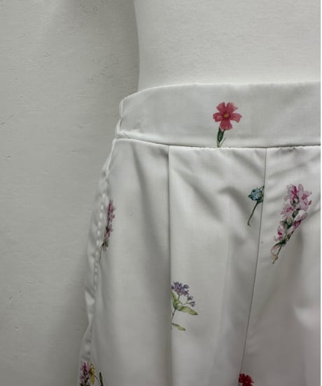 flower print wide PT