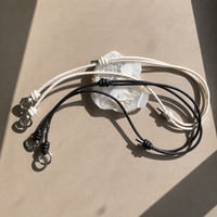 Simple sholder strap【Black・Ivory】