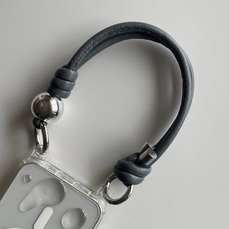 @o1215 × mot コラボ ハンドストラップ【charcoal gray】