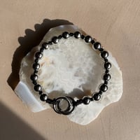 Hand strap 【silverbeads・Black】