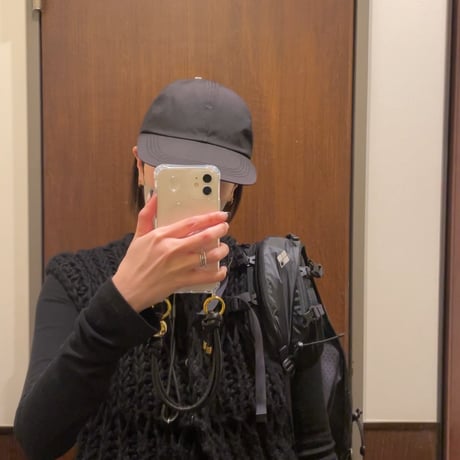 Hand strap 【gold beads・Black】
