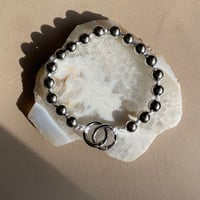 Hand strap 【silverbeads・White】