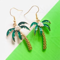 BIG❣️ヤシの木ピアス