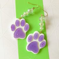 にゃんこ肉球ネオンピアス