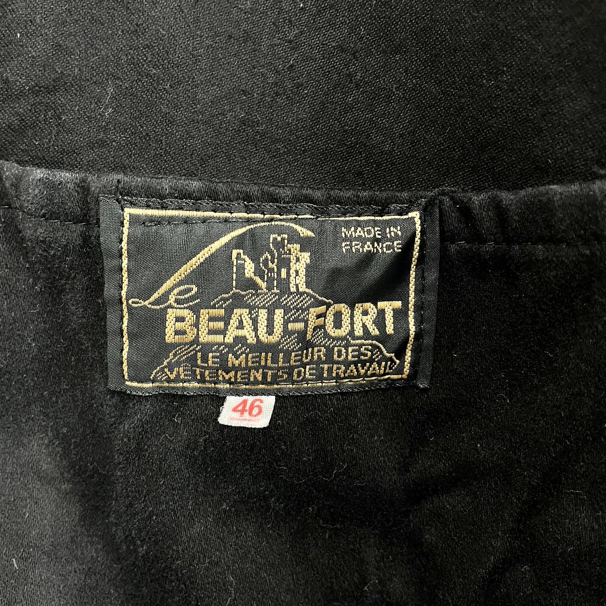 Beau-Fort Black Moleskin Jacket Size46 | Kiffer Beau-Fort Black Moleskin Jacket Size46 | Kiffer