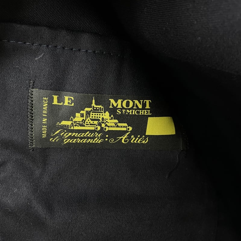 Le Mont St Michel Black Moleskin Jacket Size46 Le Mont St Michel Black Moleskin Jacket Size46