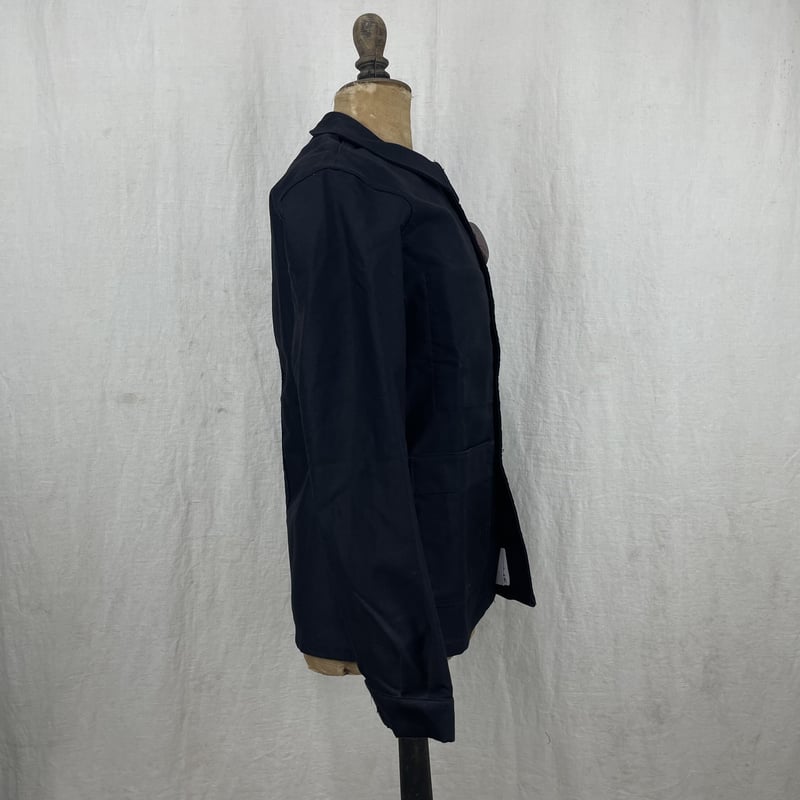 Adolphe Lafont Black Moleskin Jacket Deadstock Adolphe Lafont Black Moleskin Jacket Deadstock