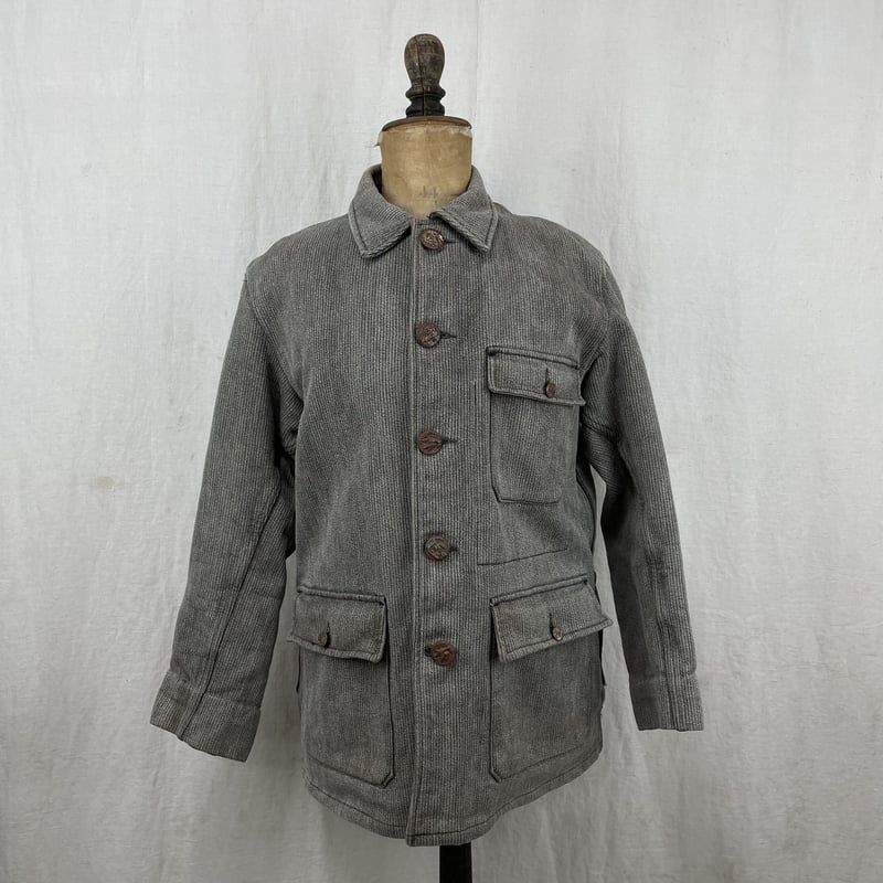 30s モンサンミッシェル linen hunting jacket 30s モンサンミッシェル linen hunting jacket