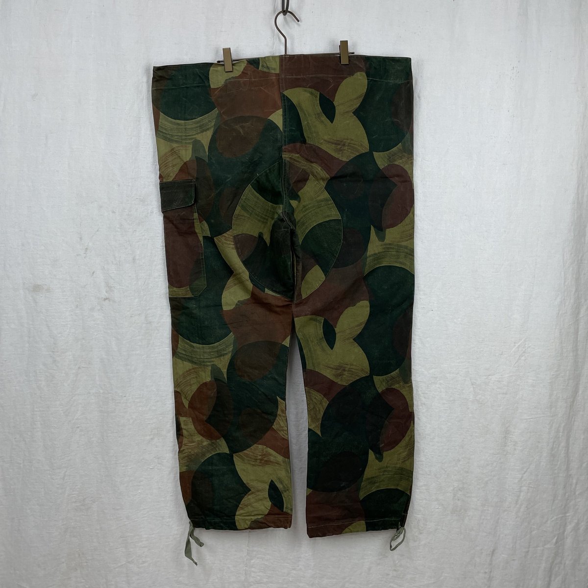 パンツ Belgian army brushstroke camo trousers original-1956-dated-belgian-