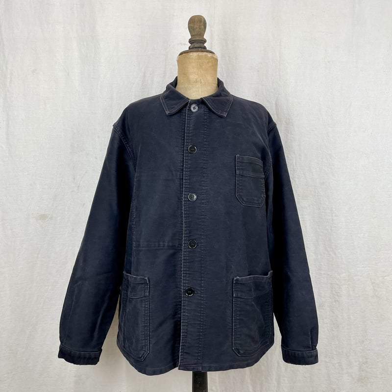 Le Mont St Michel Black Moleskin Jacket Size56 Le Mont St Michel Black Moleskin Jacket Size56