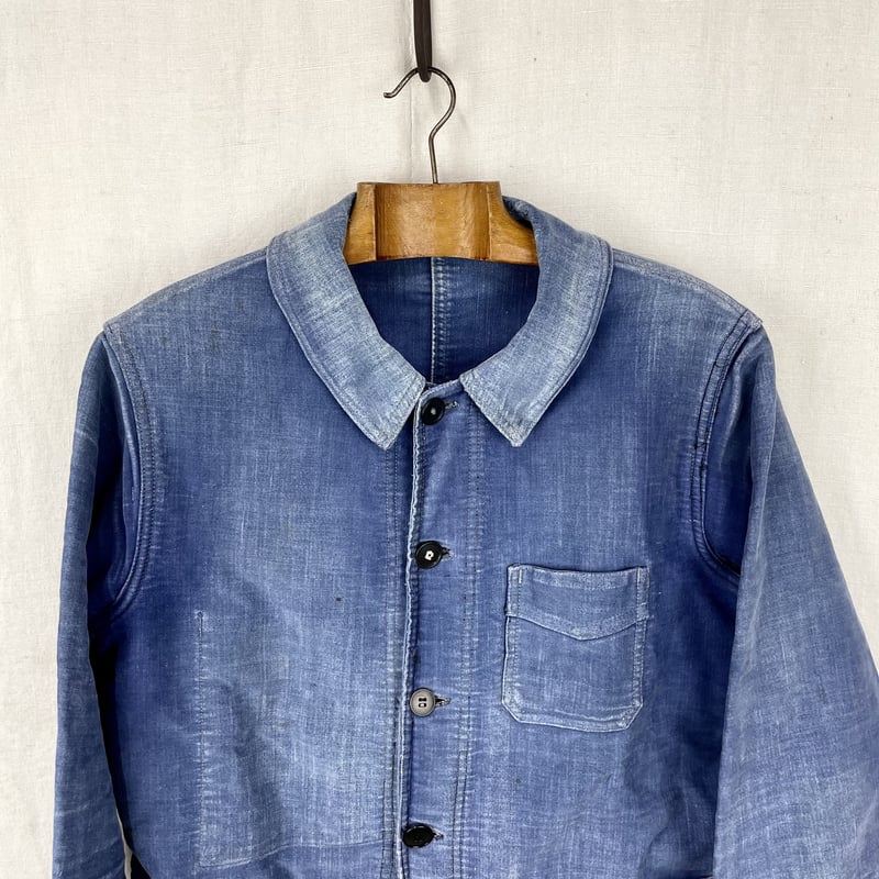 Le Mont St Michel Blue Moleskin Jacket | Kiffer Le Mont St Michel Blue Moleskin Jacket | Kiffer