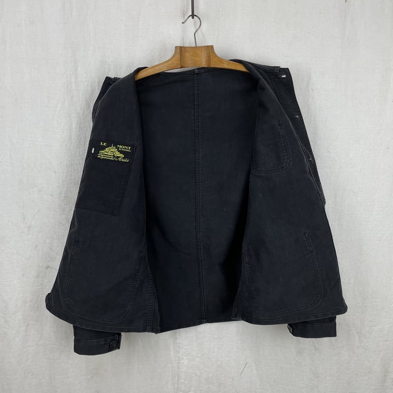 Le Mont St Michel Black Moleskin Jacket | Kiffe Le Mont St Michel Black Moleskin Jacket | Kiffe