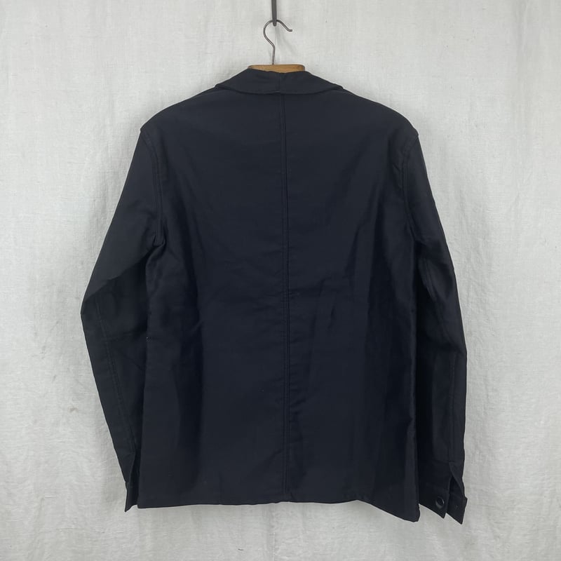 Adolphe Lafont Black Moleskin Jacket Deadstock Adolphe Lafont Black Moleskin Jacket Deadstock